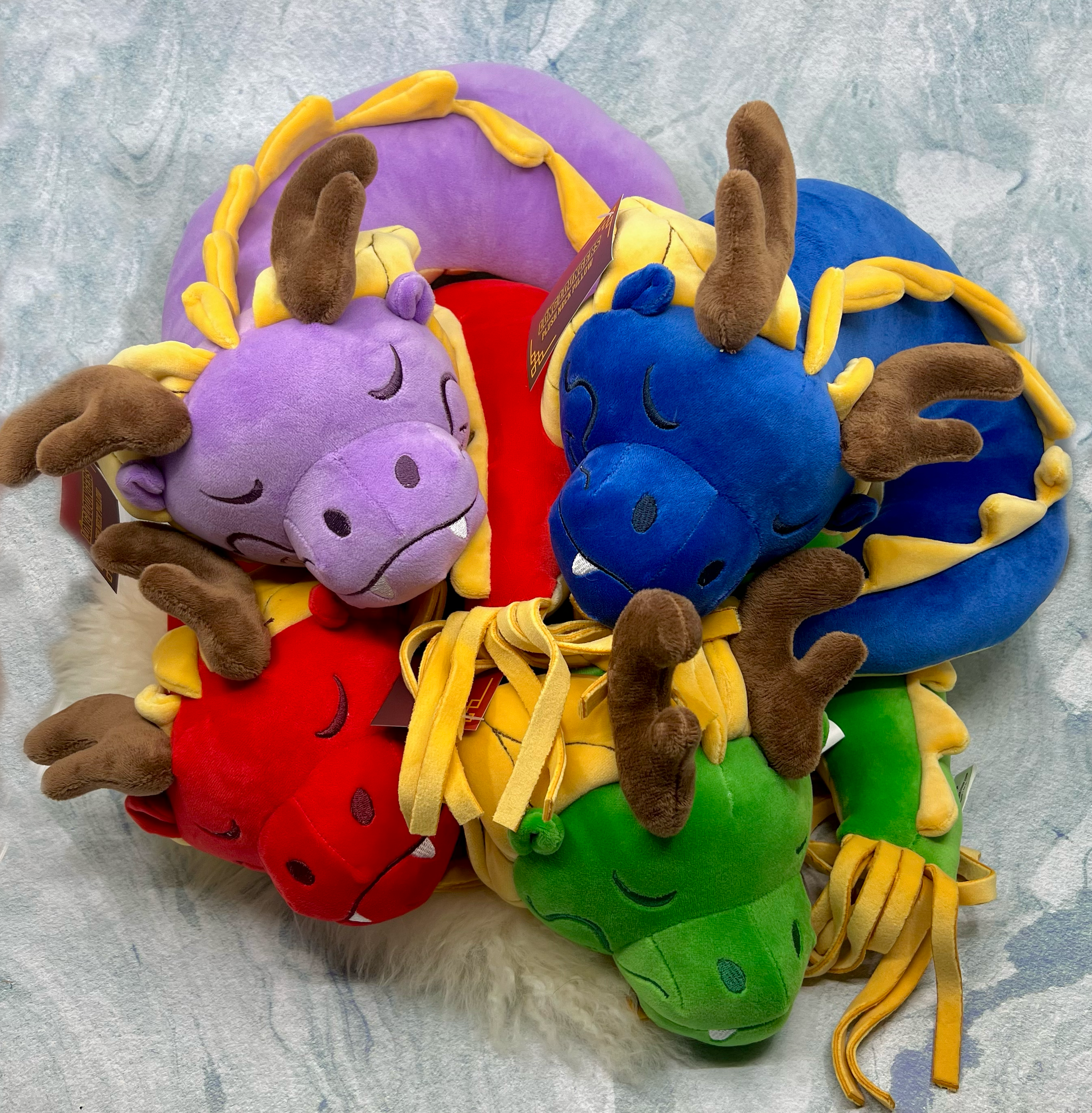 L ng Loungers Dragon Neck Pillow Roamin Bison Workshop